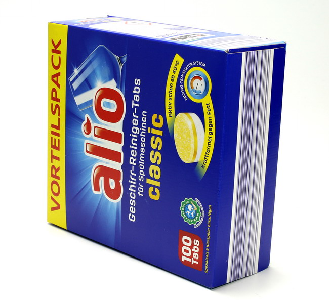 Viên rửa bát Alio Geschirr Reiniger Tabs Classic Vorteilspack hộp 100 viên